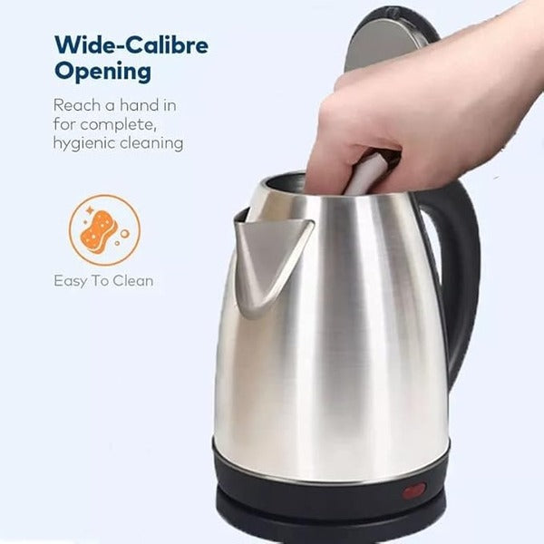 Electric Kettle 2L – Stainless Steel | Fast Boil & Auto Shut-Off