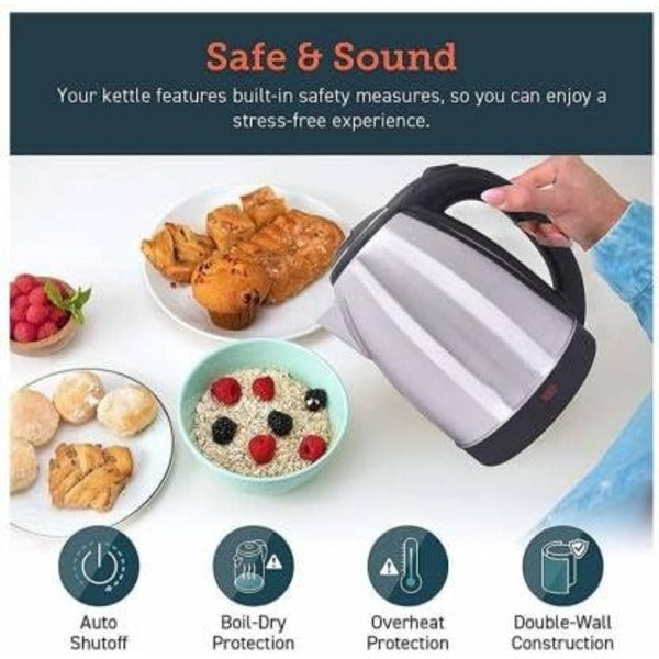 Electric Kettle 2L – Stainless Steel | Fast Boil & Auto Shut-Off